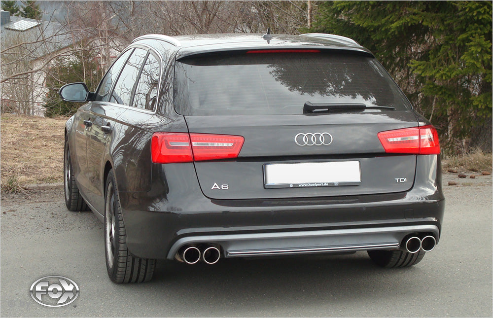 Audi A6 4G - 3,0l TFSI Endschalldämpfer rechts/links zweiflutig - 2x90 Typ 16 rechts/links
