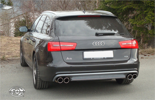 Audi A6 4G - 2,0l TFSI + 2,8l FSI Endschalldämpfer rechts/links zweiflutig - 2x90 Typ 16 rechts/links