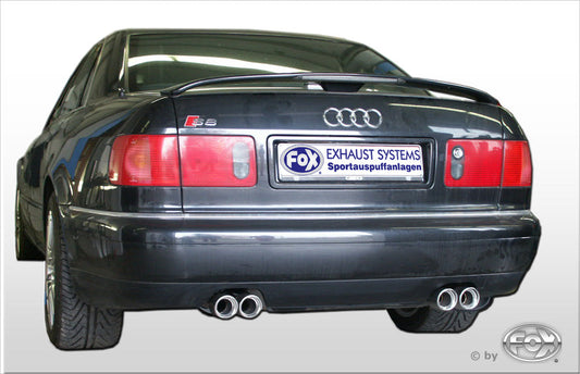 Audi A8/ S8 Typ D2 - ohne Anhängerkupplung Endschalldämpfer rechts/links - 2x76 Typ 17 rechts/links