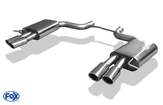 Audi S8 - 4E Endschalldämpfer rechts/links - 2x88x74 Typ 32 rechts/links