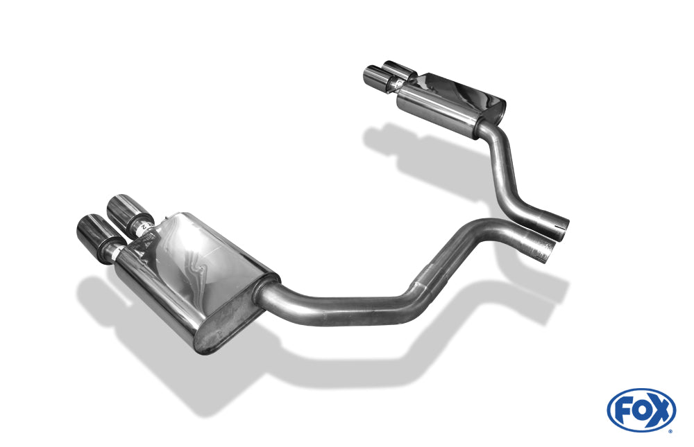 Audi S8 Typ 4H Endschalldämpfer rechts/links zweiflutig - 2x100 Typ 25 rechts/links