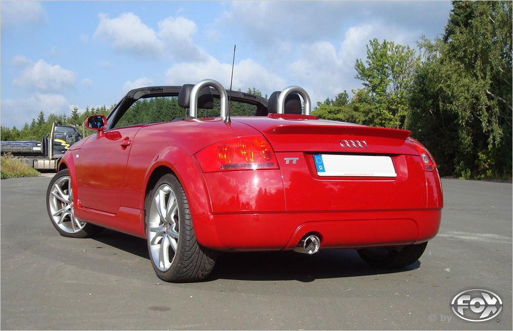 Audi TT 8N - Frontantrieb Endschalldämpfer - 1x100 Typ 17