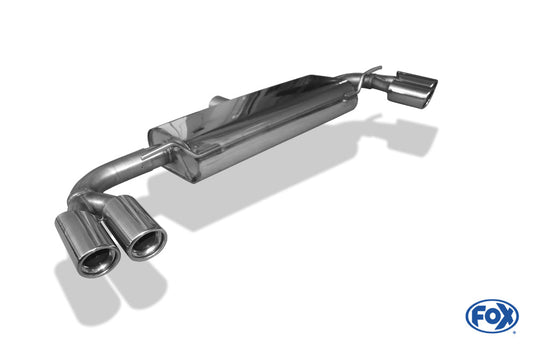 Audi TT 8J - Turbo Endschalldämpfer rechts/links - 2x80 Typ 17 rechts/links