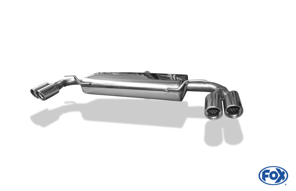 Audi TT 8J - Turbo Endschalldämpfer rechts/links - 2x80 Typ 17 rechts/links