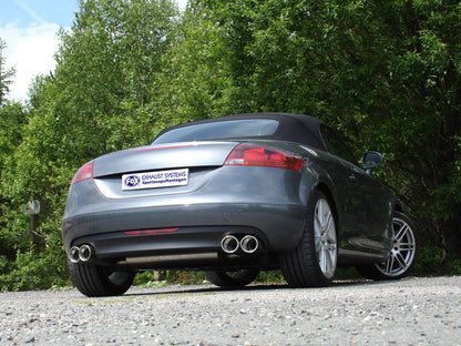 Audi TT 8J - Turbo Endschalldämpfer rechts/links - 2x100 Typ 17 rechts/links