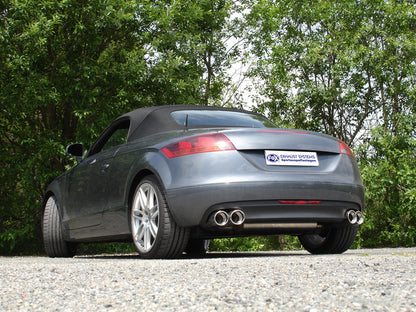 Audi TT 8J - Turbo Endschalldämpfer rechts/links - 2x100 Typ 17 rechts/links