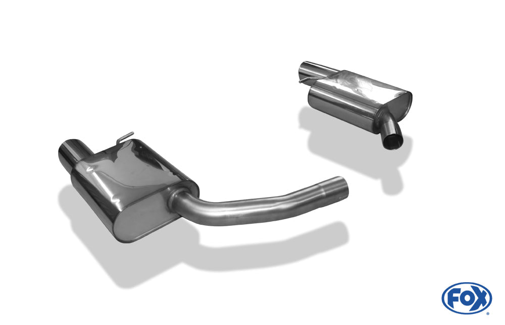 Audi A4/A5/ S5 quattro - 8T Coupe/Cabrio Endschalldämpfer rechts/links für 1-Rohr - 1x100 Typ 17 rechts/links