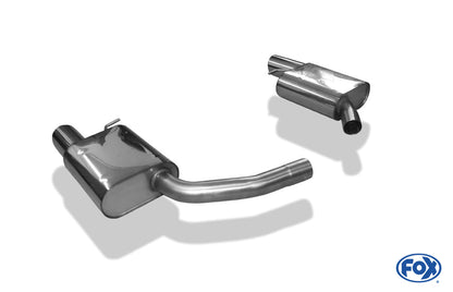 Audi A4/A5/ S5 quattro - 8T Coupe/Cabrio Endschalldämpfer rechts/links für 1-Rohr - 1x100 Typ 17 rechts/links
