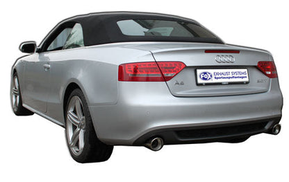 Audi A4 B8/ A5 8T quattro  Coupe/A5 Cabrio Endschalldämpfer rechts/links für 1-Rohr - 1x100 Typ 17 rechts/links