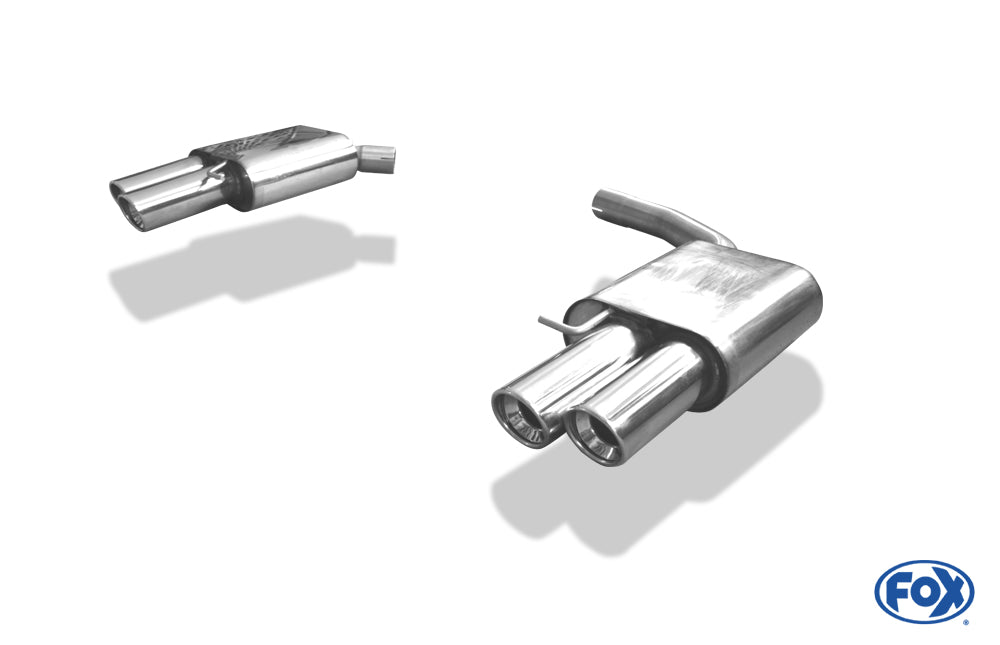 Audi A4 B8/ A5 8T quattro  Coupe/A5 Cabrio Endschalldämpfer rechts/links für 2-Rohr zweiflutig - 2x90 Typ 17 rechts/links