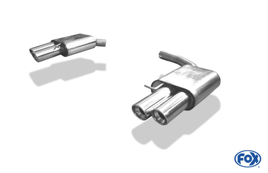 Audi A4/A5 B8 Limousine/Avant/S-Line Frontantrieb & Quattro Endschalldämpfer rechts/links - 2x90 Typ 17 rechts/links