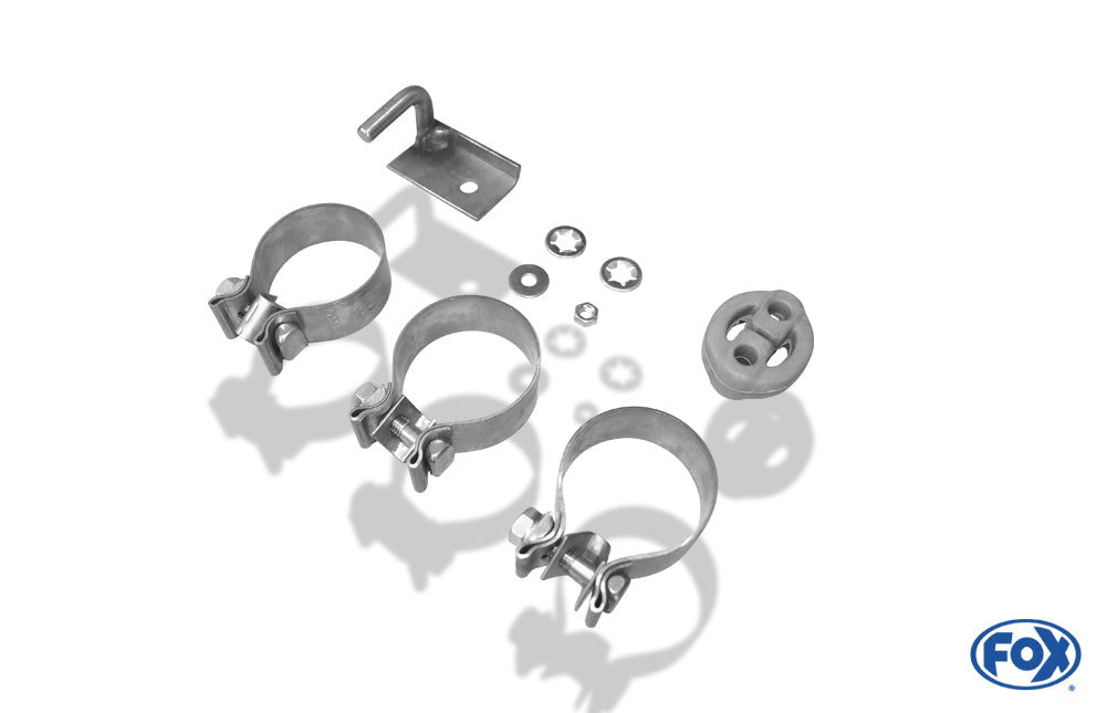 Audi A5 8T Coupe + S-Line Endschalldämpfer rechts/links zweiflutig inkl. Y-Adapterrohr Ø65mm innen - 2x88x74 Typ 32 rechts/links