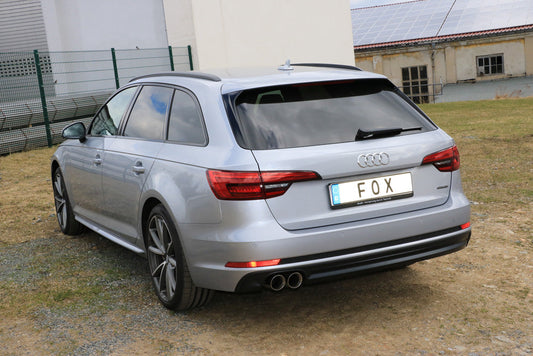 Audi A4 B9 - 3,0l TDI - quattro Endschalldämpfer - 2x80 Typ 25