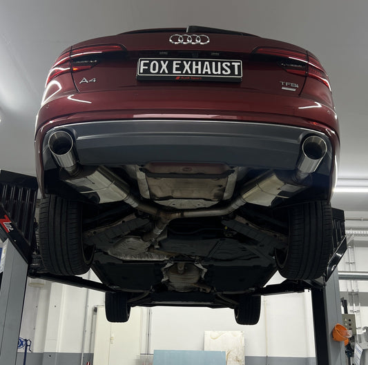 FOX Audi A4 B9 - 2WD Endschalldämpfer rechts/links - 1x114 Typ 25 rechts/links