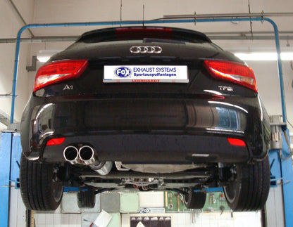 Audi A1 Kompakt/ A1 Sportback Endschalldämpfer - 2x90 Typ 16
