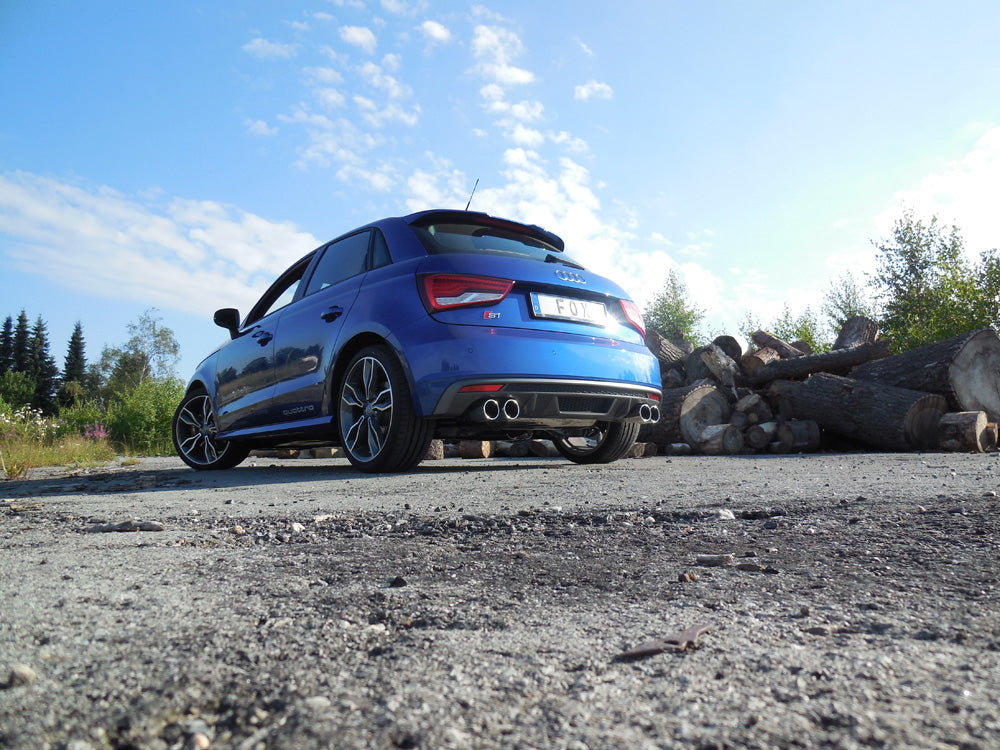 Audi S1 quattro Endschalldämpfer Ausgang rechts/links - 2x90 Typ 12 rechts/links