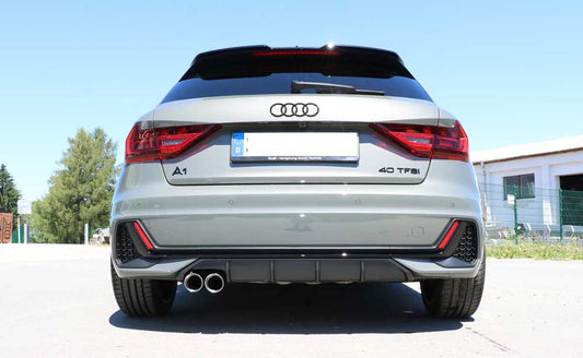 Audi A1 40TFSI Endschalldämpfer - 2x76 Typ 25