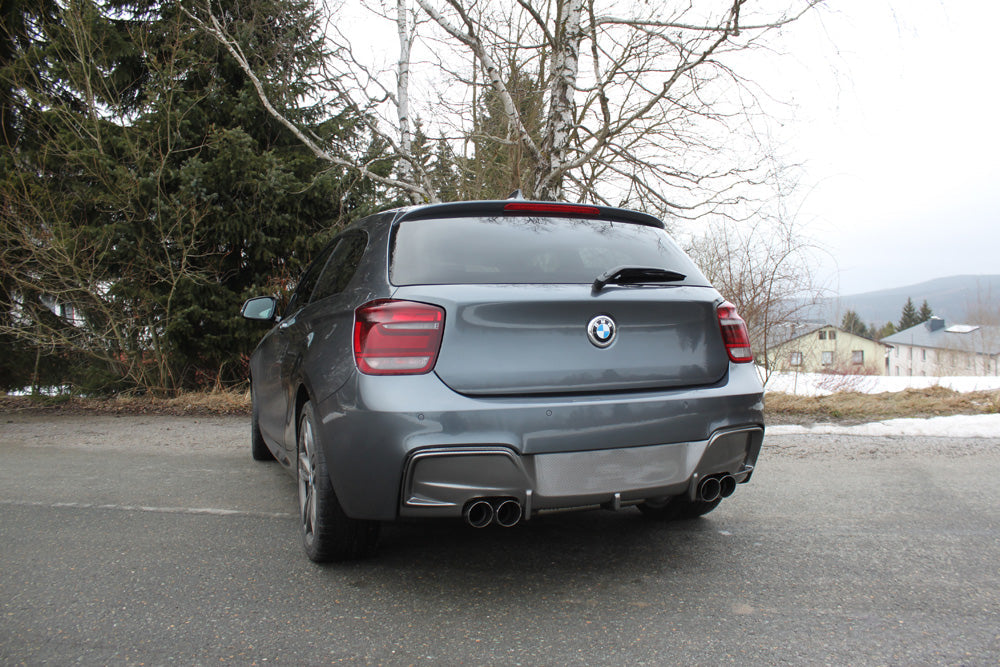 BMW F20/F21 - M135i - Rieger Endschalldämpfer quer Ausgang rechts/links - 2x80 Typ 14 rechts/links