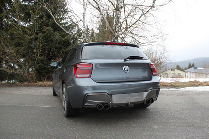 BMW F20/F21 - M135i - Rieger Endschalldämpfer quer Ausgang rechts/links - 2x80 Typ 14 rechts/links