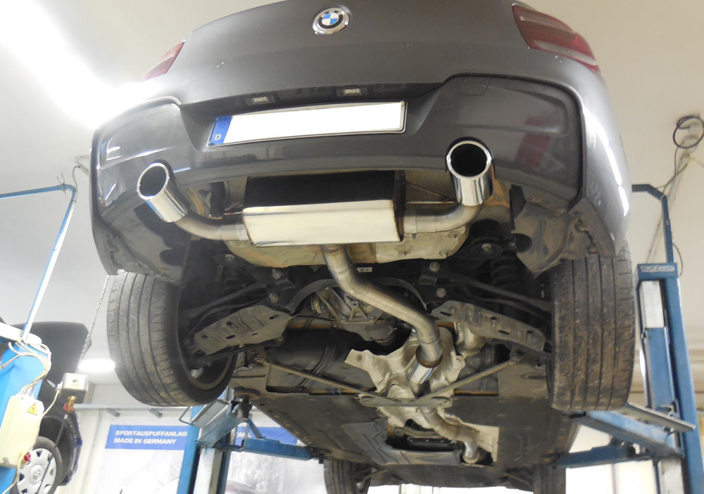 BMW F20/F21 - M135i Endschalldämpfer quer Ausgang rechts/links - 1x100 Typ 16 rechts/links