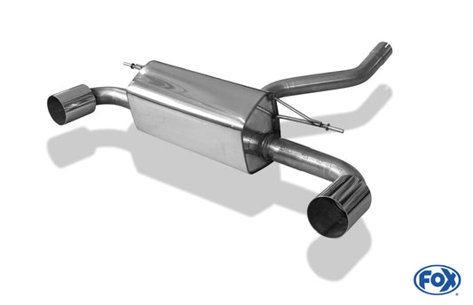 BMW F20/F21 - 120d Endschalldämpfer quer Ausgang rechts/links - 1x100 Typ 10 rechts/links