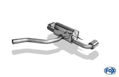 BMW F20/F21 - 120d Endschalldämpfer quer Ausgang rechts/links - 1x100 Typ 10 rechts/links