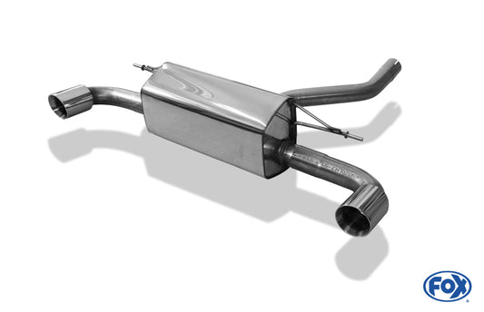 BMW F20/F21 - 120d Endschalldämpfer quer Ausgang rechts/links - 1x90 Typ 25 rechts/links