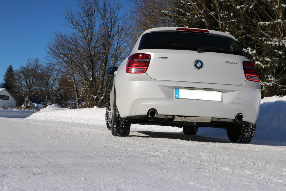 BMW F20/F21 - 120d Endschalldämpfer quer Ausgang rechts/links - 1x90 Typ 25 rechts/links