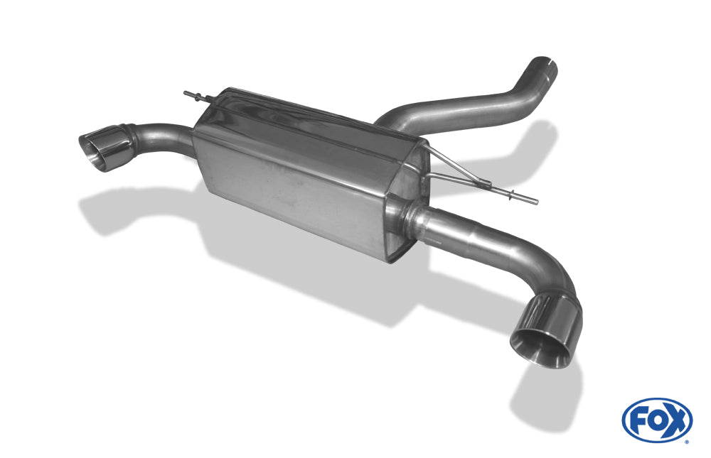 BMW F20/F21 - 120d Endschalldämpfer quer Ausgang rechts/links - 1x90 Typ 25 rechts/links