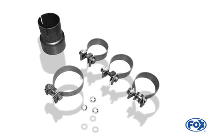 BMW F20/F21 - 120d Endschalldämpfer quer Ausgang rechts/links - 1x90 Typ 25 rechts/links