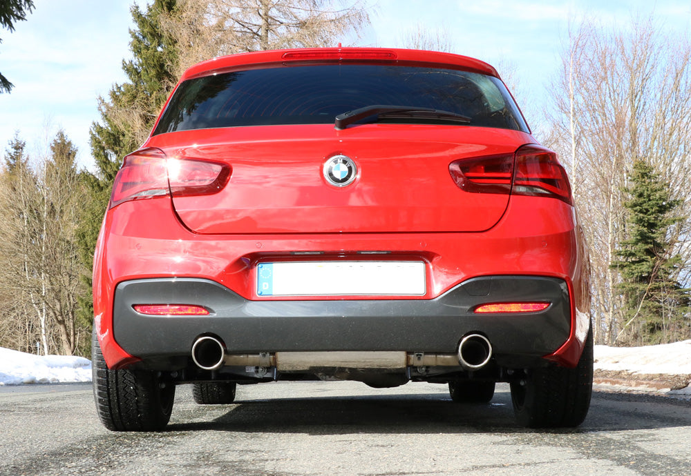 BMW F20/F21 - M140i Endschalldämpfer quer Ausgang rechts/links - 1x100 Typ 16 rechts/links