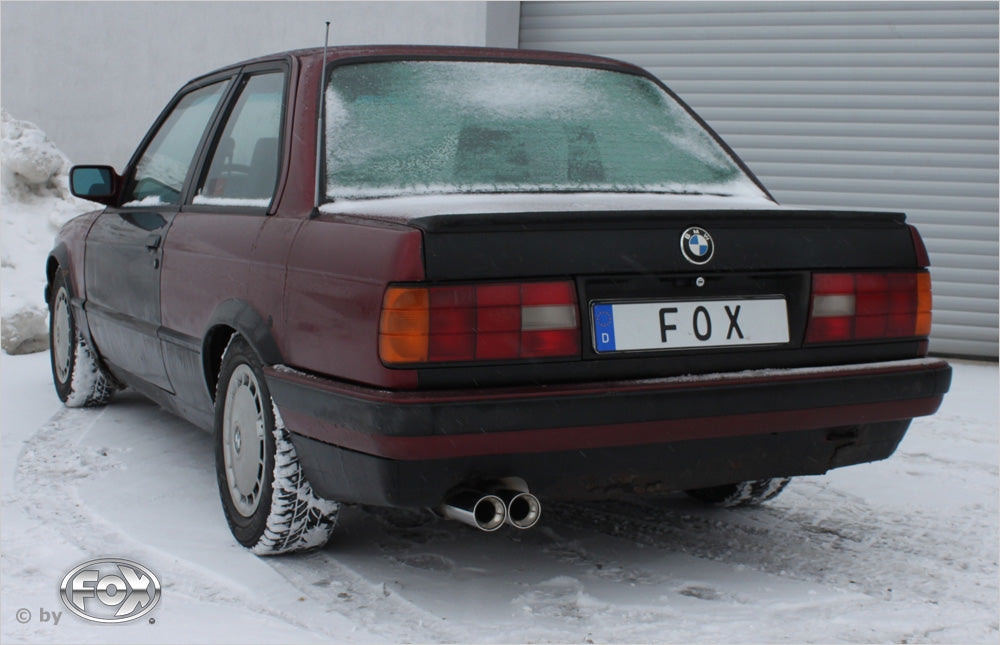 BMW E30 320i/ 325i Facelift Endschalldämpfer - 2x76 Typ 13