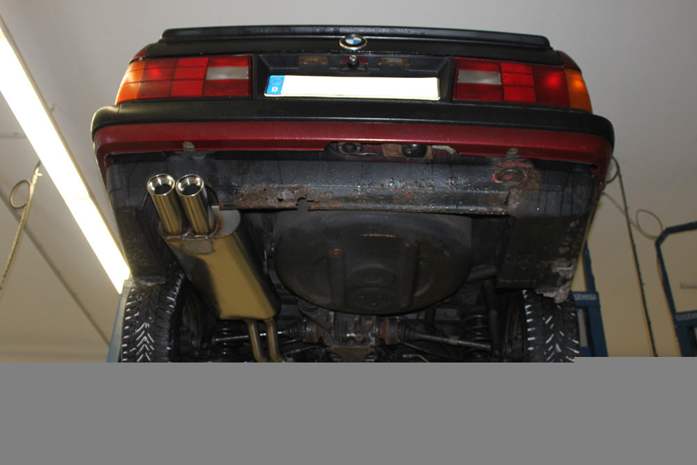 BMW E30 320i/ 325i Facelift Endschalldämpfer - 2x76 Typ 13