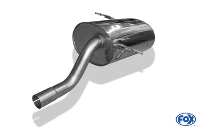 BMW E36 316i/318Ti Compact Endschalldämpfer - 2x80 Typ 13
