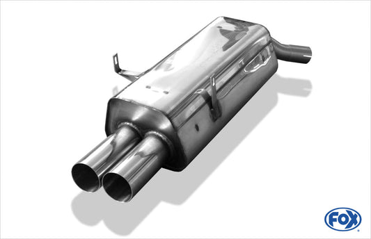 BMW E36 316/ 318/ 320/ 323/ 325/ 328 Endschalldämpfer - 2x76 Typ 10