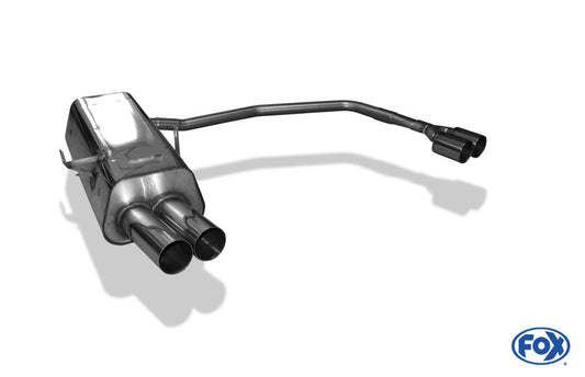 BMW E36 316/ 318/ 320/ 323/ 325/ 328 Endschalldämpfer Ausgang rechts/links - 2x76 Typ 10 rechts/links