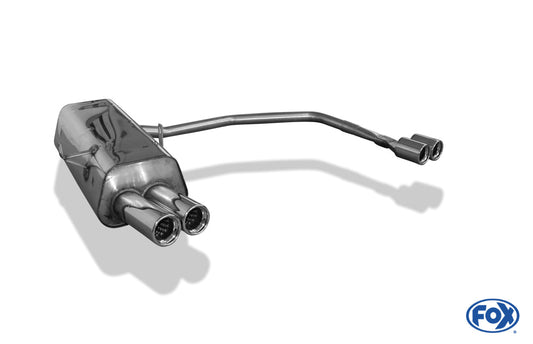 BMW E36 316/ 318/ 320/ 323/ 325/ 328 Endschalldämpfer Ausgang rechts/links - 2x76 Typ 13 rechts/links