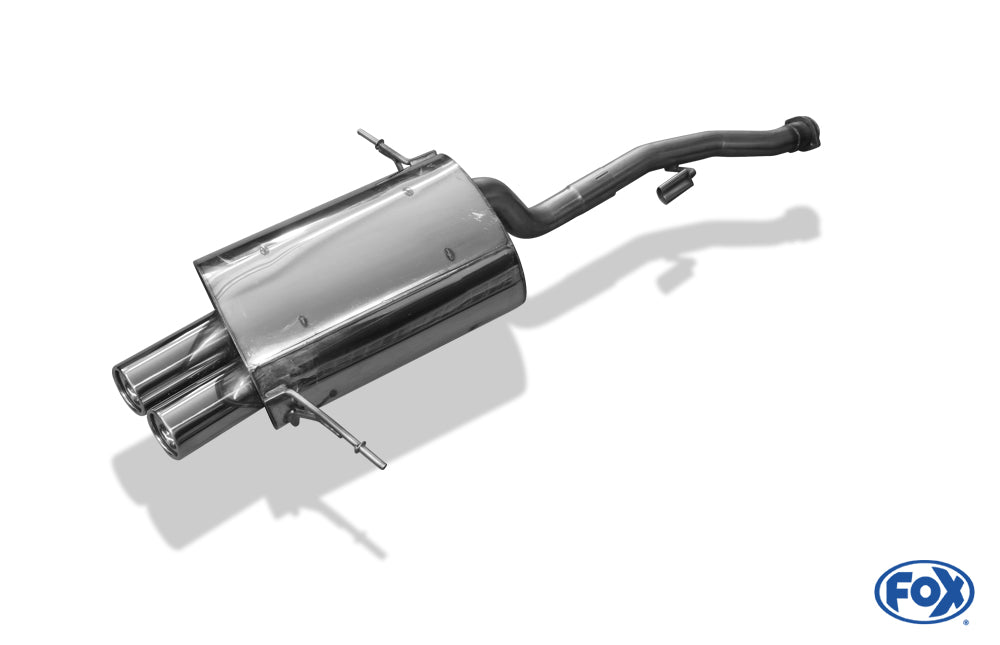 BMW E36 316Ti Endschalldämpfer - 2x80 Typ 13