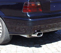 BMW E36 316/ 318/ 320/ 323/ 325/ 328 Endschalldämpfer - 135x80 Typ 53