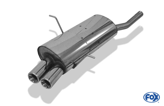 BMW E46 316/ 318 Endschalldämpfer zweiflutig - 2x76 Typ 13