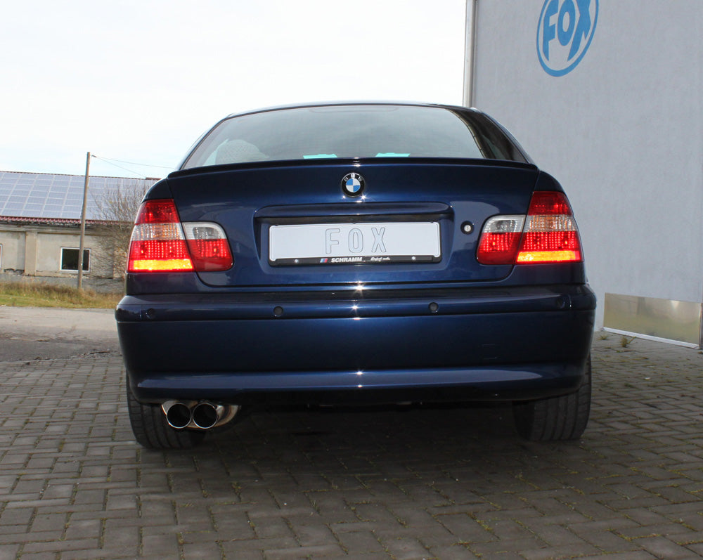 BMW E46 320/ 323/ 325/ 328/ 330 Endschalldämpfer zweiflutig - 2x76 Typ 10