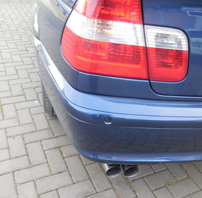 BMW E46 320/ 323/ 325/ 328/ 330 Endschalldämpfer zweiflutig - 2x76 Typ 10