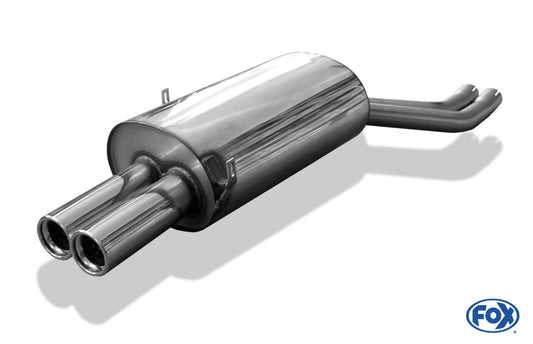 BMW E46 320/ 323/ 325/ 328/ 330 Endschalldämpfer zweiflutig - 2x76 Typ 13