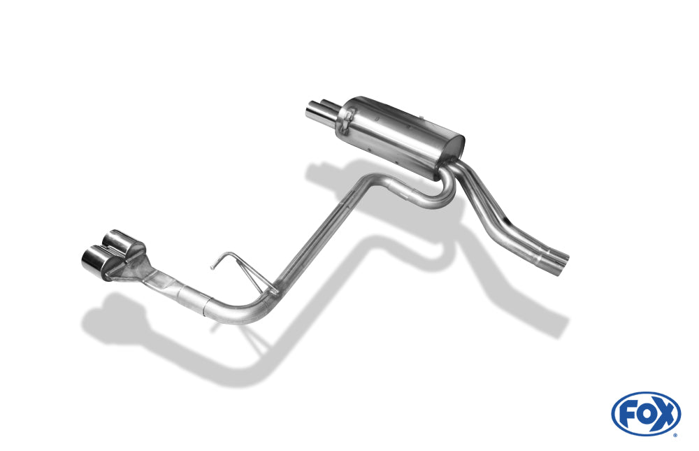 BMW E46 320/ 323/ 325/ 328/ 330 Endschalldämpfer Ausgang rechts/links zweiflutig - 2x76 Typ 13 rechts/links