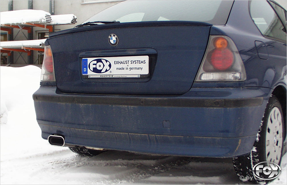 BMW E46 316Ti/ 318Ti/ 325Ti Endschalldämpfer - 135x80 Typ 53
