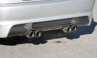 FOX BMW E46 320/ 323/ 325/ 328/ 330 M3-Optik V2 Endschalldämpfer Ausgang zentriert - 4x90mm Typ 25 mittig Variante 2
