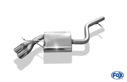 BMW E90/91/92 - 320d Endschalldämpfer - 2x76 Typ 17