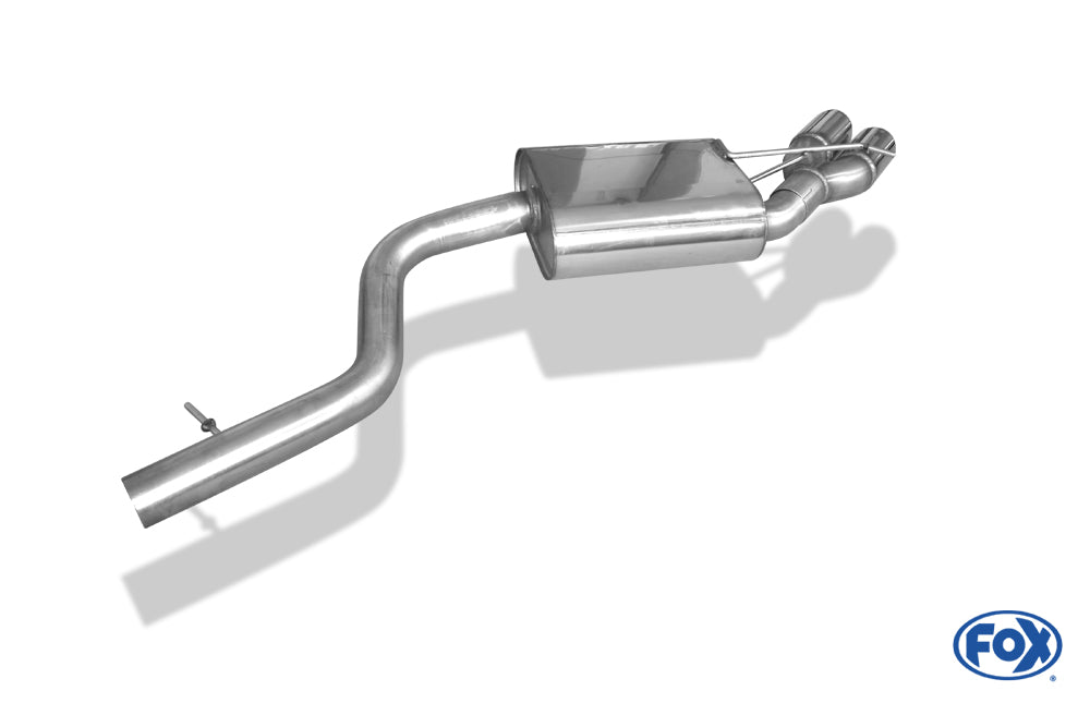 BMW E90/91/92 - 320d Endschalldämpfer - 2x76 Typ 17