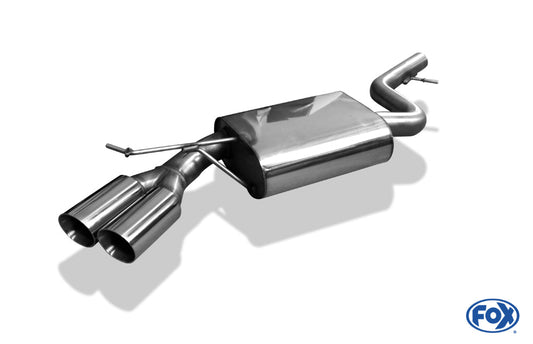 BMW E90/91/92 - 320d Endschalldämpfer - 2x76 Typ 25