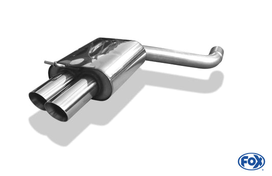 BMW E90/91/92 - 325d/ 330d Endschalldämpfer - 2x80 Typ 25